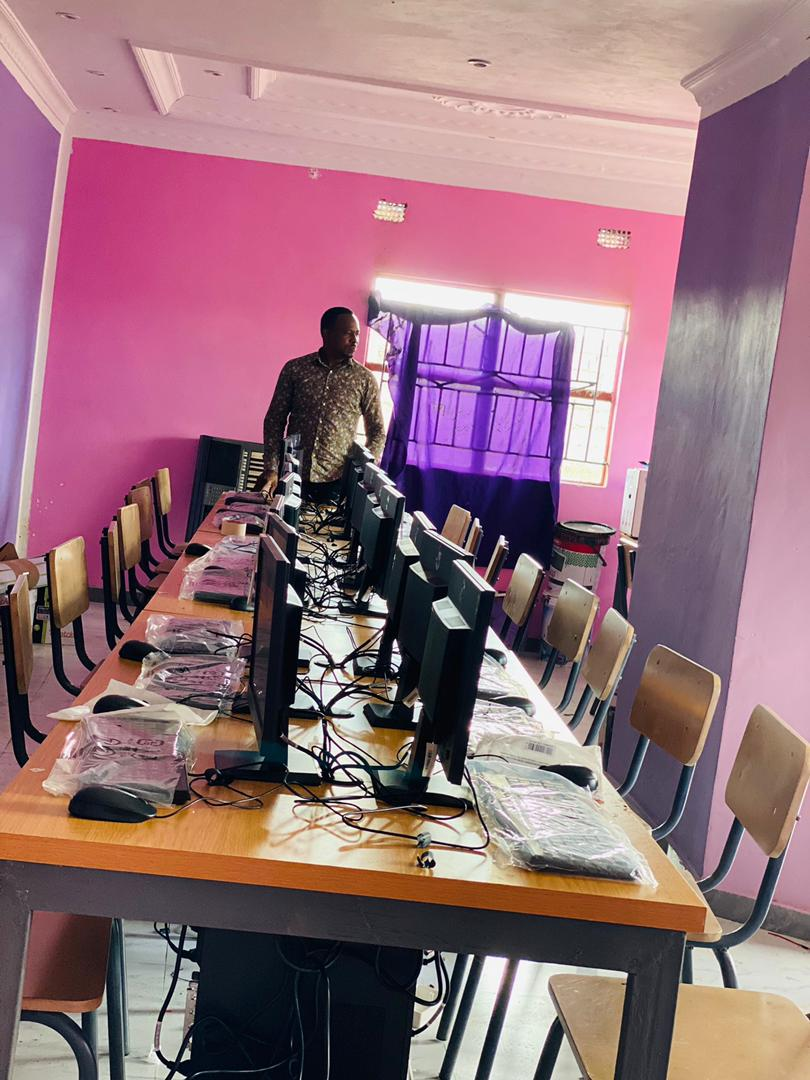 ELC-Zambia info hut –Furniture and desktop computers
